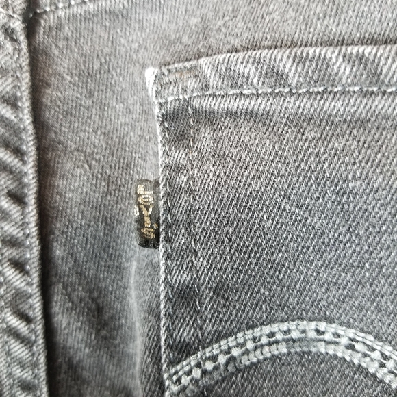 @Levi's Womens Jeans Sz 6 Mid Rise Skinny Black - Picture 4 of 7